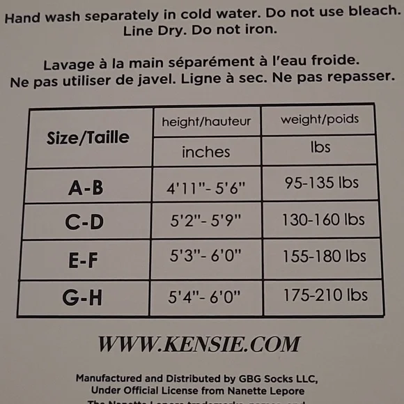 NANETTE LEPORE Sheer Hosiery Black Size C-D - Picture 6 of 6